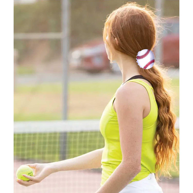 Football Baseball Hair Claw Clip for Women Game Day Hair Clips Cute Nonslip Sports Hair Barrettes Football Baseball Hair