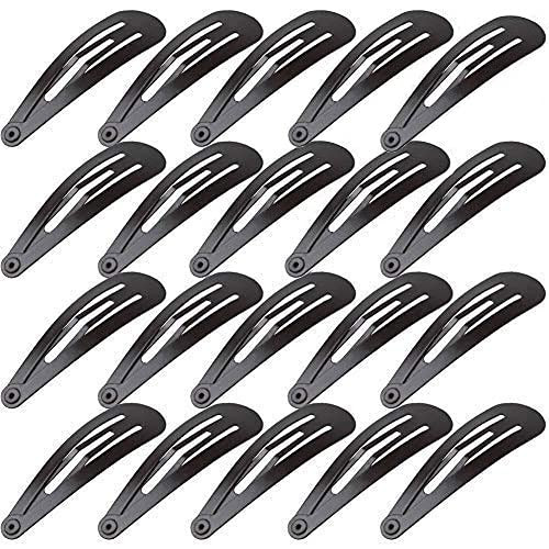 Anezus 80 Pcs Hair Clips Hair Barrettes 2 Inch Snap NonSlip Metal Hair Clips
