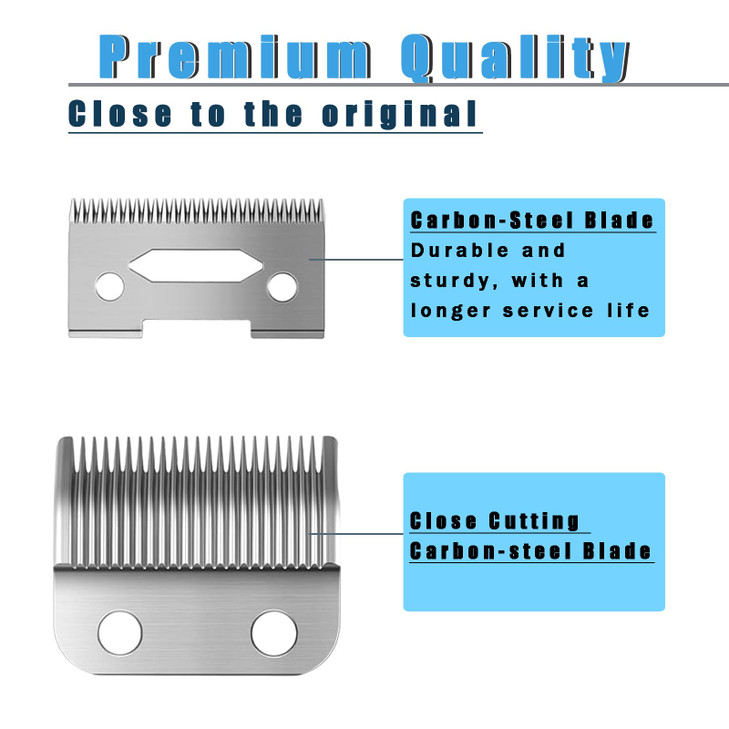 1 Pack Blade Fit for Wahl Clipper Blades ReplacementCompatible for Wahl Clipper 2 Hole Clipper Blade Replacement Blades