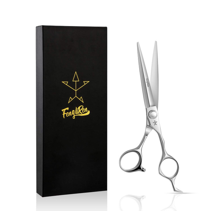 Fengliren Highend Professional Extremely Very Sharp Barber Hair Cutting Scissors Hairdresser Shears For Hair 65 Inch Hai