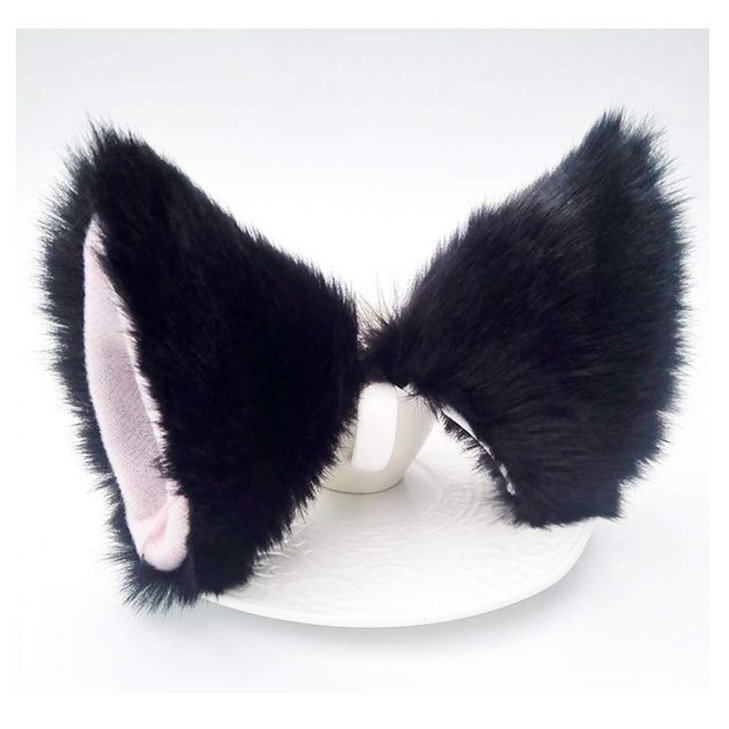 Cat Ears Hair Clips Fox Ears Barrettes Women Furry Fur Cat Headpiece Holiday Hair Pins Sweet Halloween Party Decoration