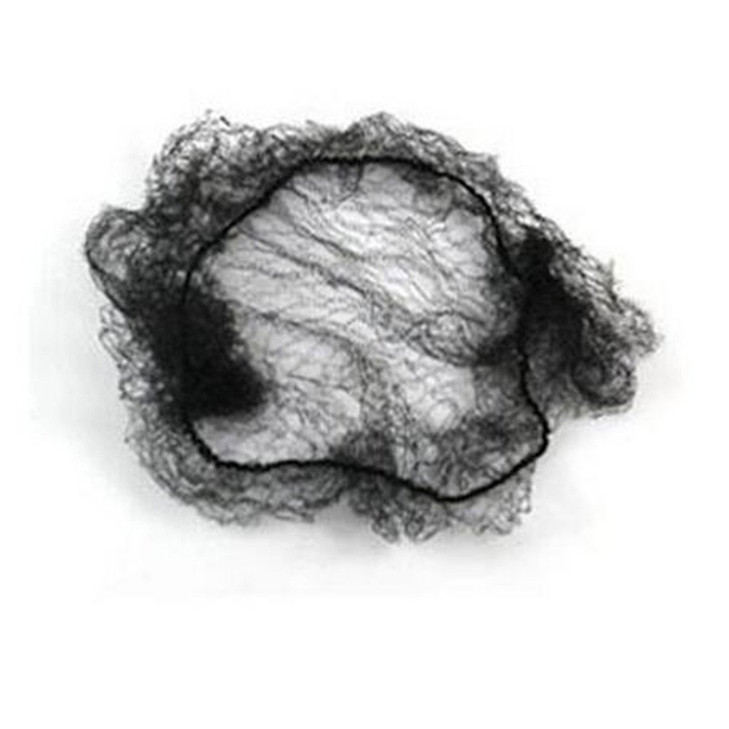 WeKen Pack of 20pcs Hair Nets Invisible Elastic Edge Mesh 50cm 20 Black