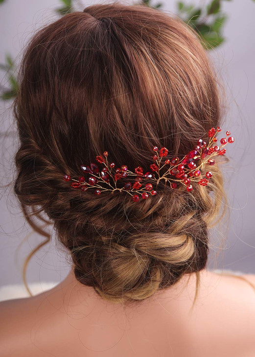 Kercisbeauty Wedding Hair Pins Crystal Hair Accessories for Women Girls Bridal Hair Clips Brides Bridesmaid Hair Dress 2
