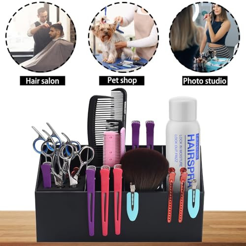 Noverlife Hair Scissors Large Storage Box Shear Holder for Hair Salon Scissor Holder Hairdressing Combs Clips Scissors P