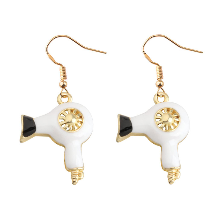 MYOSPARK Hair Stylist Gift Hair Dryer Earrings Hairdresser Gift Hair Stylist Jewelry Stylists Graduate Gift Cosmetology