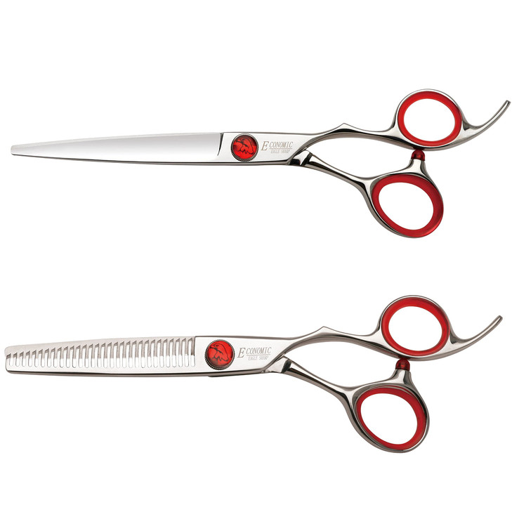 Professional 60inch Shears Cutting Thinning Scissors Kit Convex Edge Hairdressing Scissors Set 440C Steel Stainless Japa