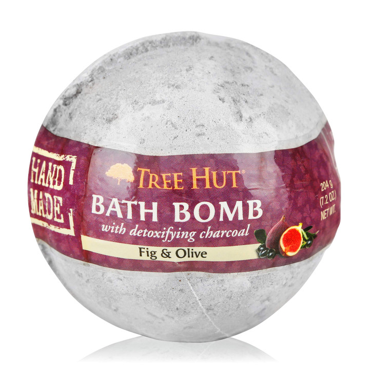 Tree Hut Shea Detoxifying Bath Bomb with Charcoal Fig & Olive, 7.2oz, Ultra Hydrating Bath Bomb for Nourishing Essential Body Care online at globaldelivered