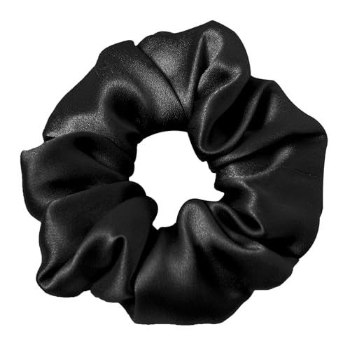 LILYSILK Silk Hair Scrunchies for FrizzBreakage Prevention 100 Mulberry Silk Hair Ties No Damage Elastic Silk ponytail H
