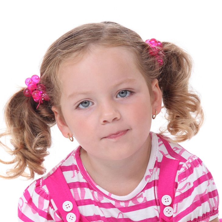 Expressions 16 PC Ponytail Balls Hair Elastics Collection Brightly Colored Ponytail Balls For Girls And Toddlers