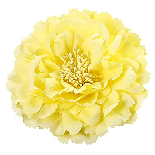 Hair Flower Clips Brooch Boutique Hair Accessories Bohemia Hairpins for Women Girls Yellow 1 Count Pack of 1