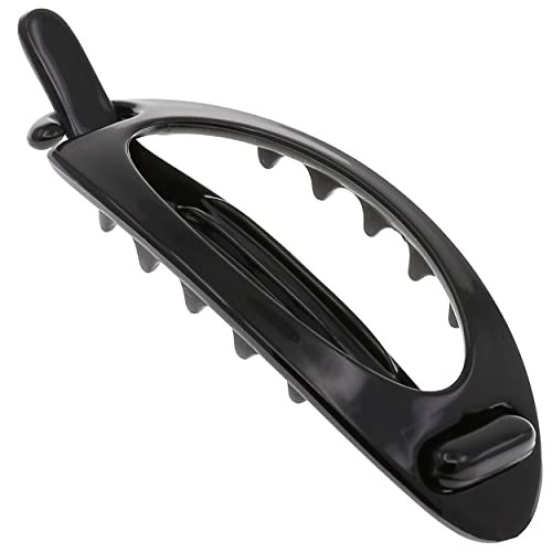Camila Paris CP2318 French Hair Barrette Clip Flexible Ponytail Holder No Metal Parts Strong Hold Grip Hair Clips for Wo