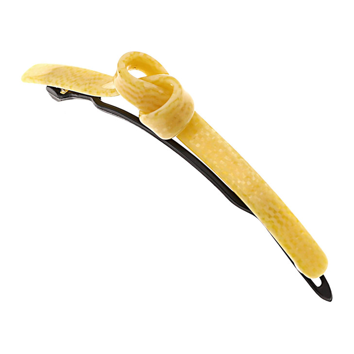 Camila Paris CP2815 French Hair Barrette Clip for Girls Handmade Beige MetalFree Closure Strong Hold Grip Hair Clips for