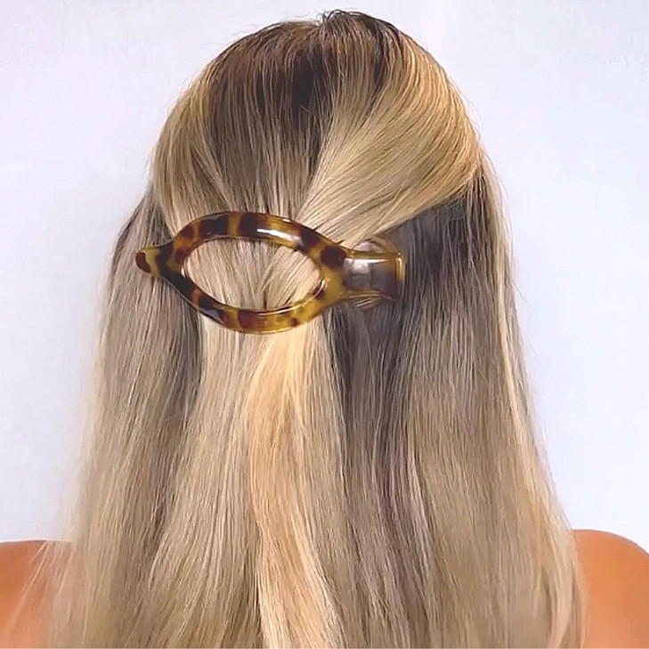 Camila Paris CP2383 French Hair Clips Large Side Slide Hair Clips for Long Curly Wavy Hair Strong Hold No Slip Grip Girl