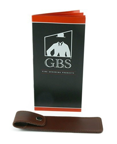 GBS Leather Pouch Scissors Brown