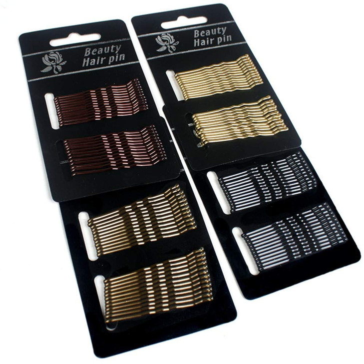 Bobby Pins Set of 96 Hair Care HighGrade Clip Multicolors Hairpin Safe Rounded Tips PeelResistant Double Coating Ultra D