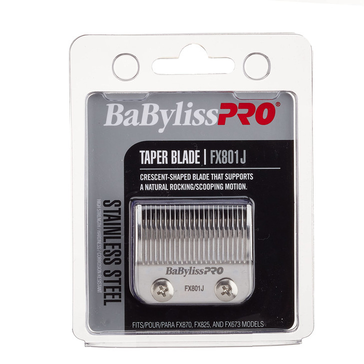 BaBylissPRO Barberology Stainless Steel Replacement Taper Blade for Hair Clippers FX801J