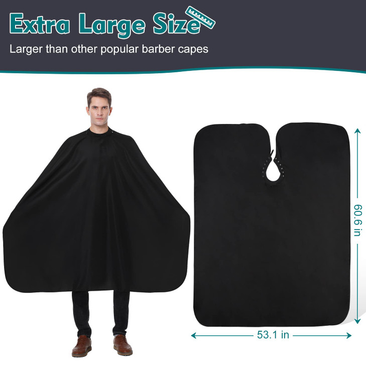 TILYIALA Barber Cape with Neck Duster Brush Professional Hair Cutting CapeHair Stylist Cape for Men Women Kids Hair Dye