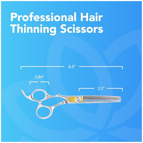 Equinox International Professional Hair Scissors Japanese Stainless SteelBarber Hair Cutting Texturizing Thinning Razor