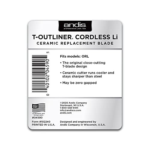 Andis TOutliner Cordless Li Ceramic Replacement Blade 04590