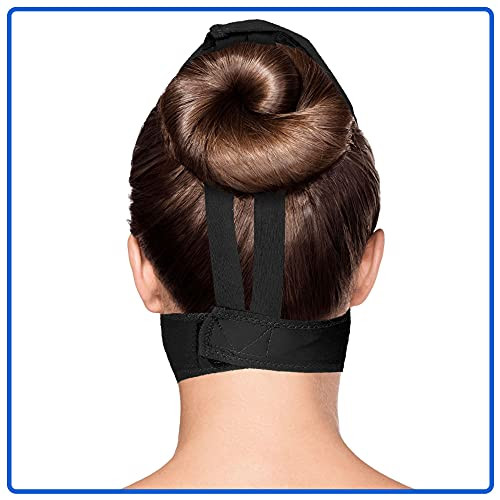 Post Surgical Chin Strap Bandage for Women Neck and Chin Compression Garment Wrap Face Slimmer Jowl Tightening M