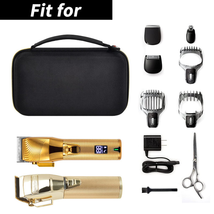 Case Compatible with Hair Clipper Barber Trimmer Travel Storage Organizer for T Finisher Liner Comb Cutting Guide Clippe