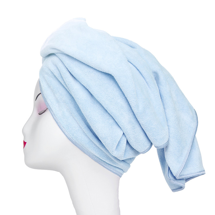 TANCANO Super Absorbent AntiFrizz Microfiber Hair Towel Hair Wrap Curly Hair Drying Towel 236x47 Large Multifunction Tow