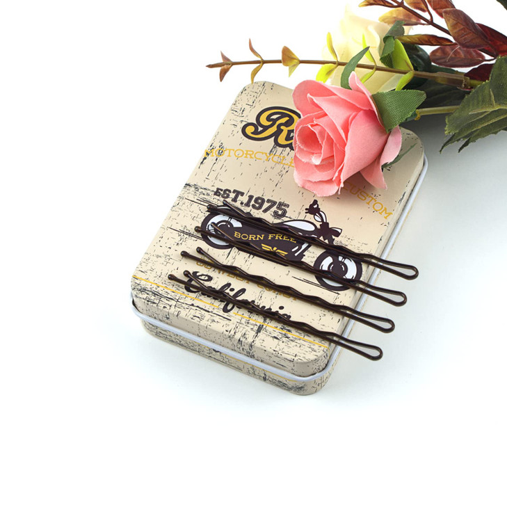 Brown Long Bobby Pins for Thick Hair 275 Jumbo Bobby Hair Pins with Case Extra Large Bobby Pins for Buns Premium Tipped