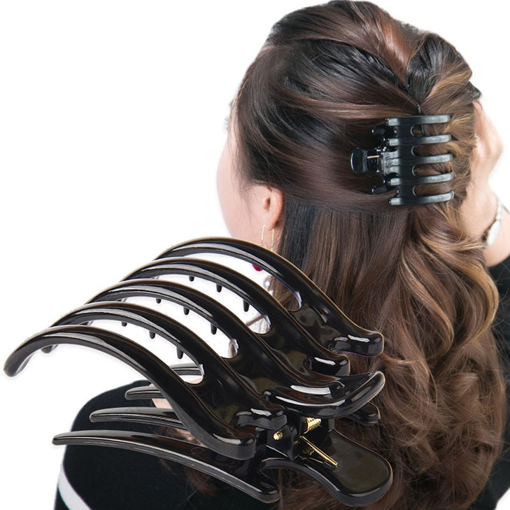 Ruihfas 2Pcs Large Grip Octopus Clip Spider Hair Claw Octopus Jaw Hair Claw Clips for Thick Hair