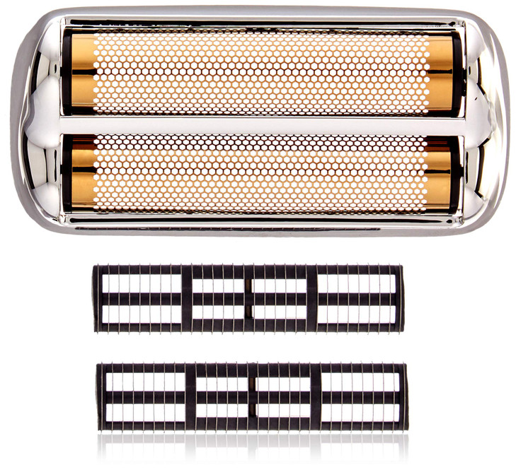 BabylissPRO Barberology Professional FXRF2 SILVERFX Replacement Double Foil Shaver Head with 2 Cutters