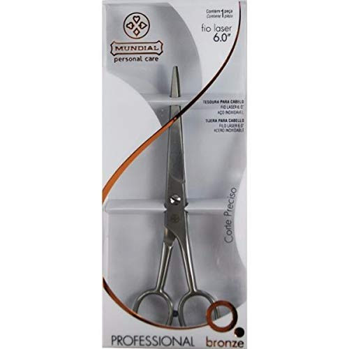 Mundial BC343 6inch Hairs Scissors Razor Edge with Finger Rest