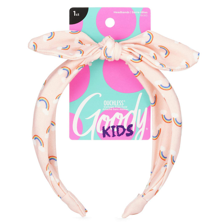 Goody Kids Headband Rainbow Print Comfort Fit for All Day Wear For All Hair Types Hair Accessories