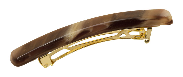 France Luxe Bennington Barrette Caramel Horn