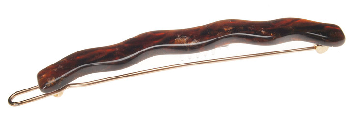 France Luxe Wavy Tige Boule Barrette Mojave