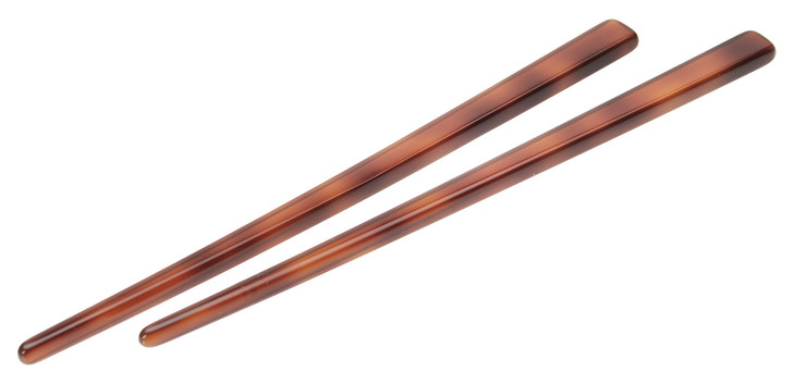 France Luxe Short Hair Stick Pair Tortoise
