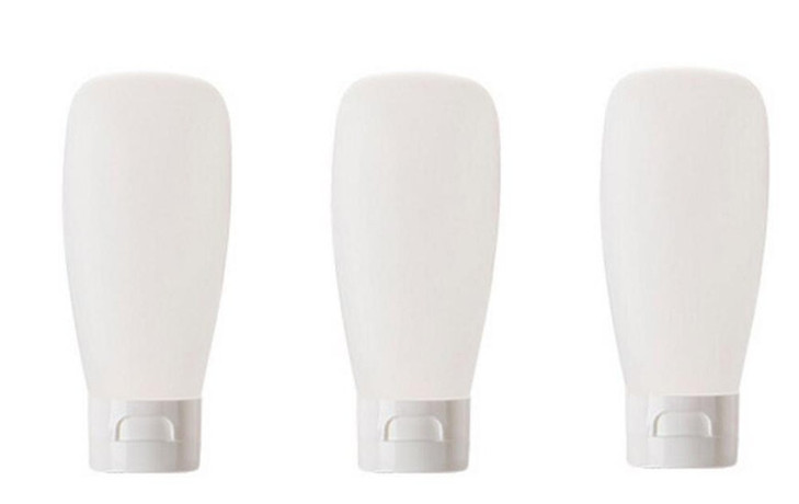 12PCS 100ML/3.3oz Empty Clear Refillable Cosmetic Soft Tube Squeeze Bottle With Flip Cap Makeup Container Shampoo Facial Cleanser Body Cream Bath Con online at globaldelivered