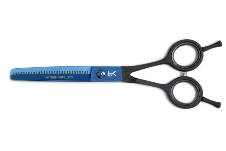 VERY SHARP Blue Cobalt 6 inch Thinning Scissors Shears 30 teeth with 35 Cut Ratio