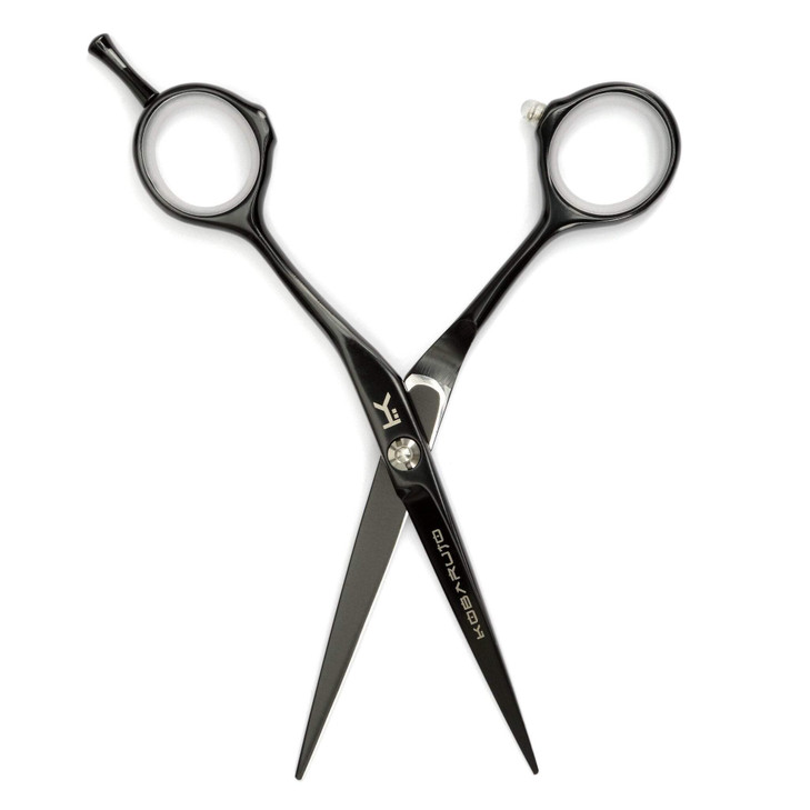 VERY SHARP 55 inch Black Cobalt Professional Hairdressing Barbers Scissors Shears