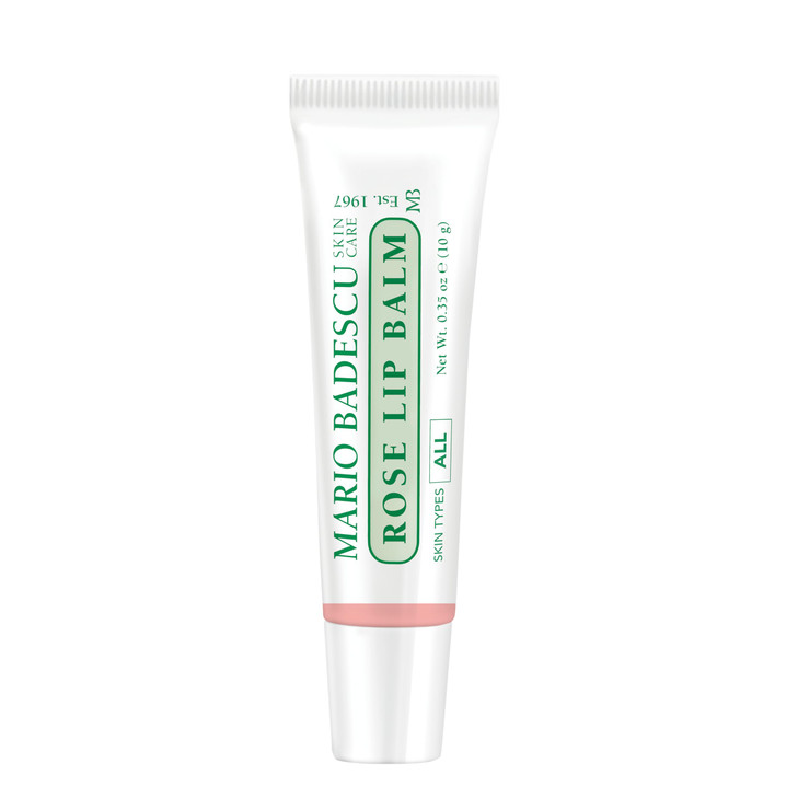Mario Badescu Moisturizing Rose Lip Balm for Dry Cracked Lips, Infused with Coconut Oil and Shea Butter, Ultra-Nourishing Lip Care Moisturizer for So online at globaldelivered