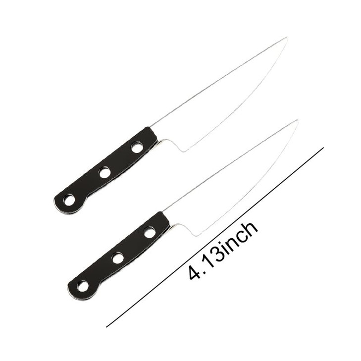 Knife Hair Clip Halloween Mini Hair Clips Gothic Punk Hair Accessories for Women Girls Knife Shaped Hair Clip Creative H