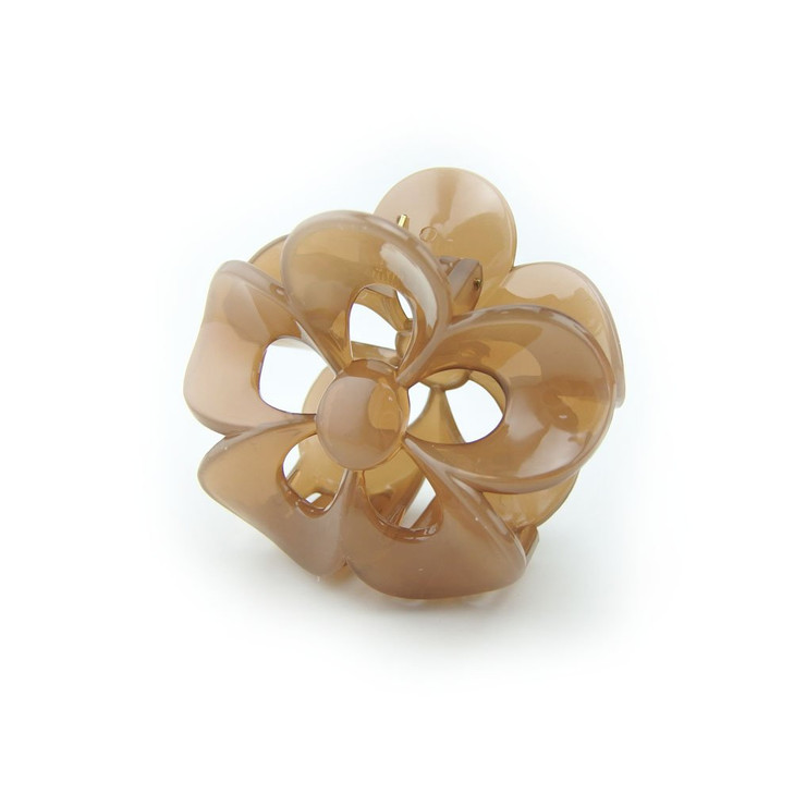Meilliwish Flower Beautiful Hair Claw Clip for Women 1 PCSD68Brown