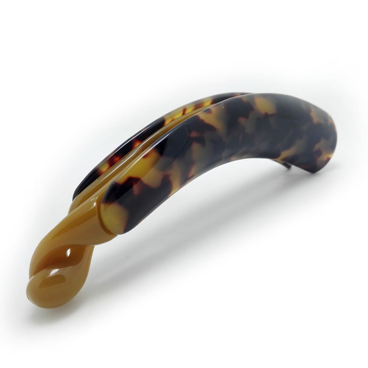 Meilliwish Noble Leopard Banana Hair Clip 1 PCSH09DarkBrown
