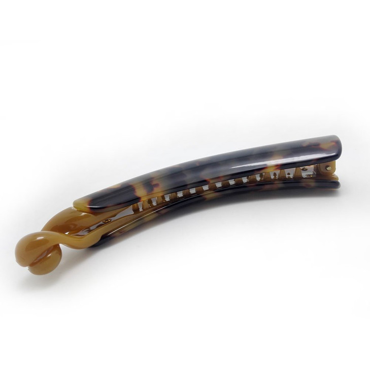 Meilliwish Noble Leopard Banana Hair Clip 1 PCSH09DarkBrown