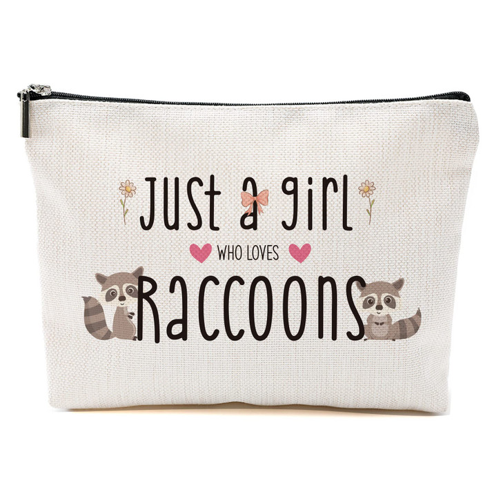 Raccoon Makeup Bag Raccoon Gifts for Women Raccoon Lovers Cute Raccoon Stuff Merch Animal Lover Breeder Funny Birthday Christmas Gift for Girls Siste online at globaldelivered