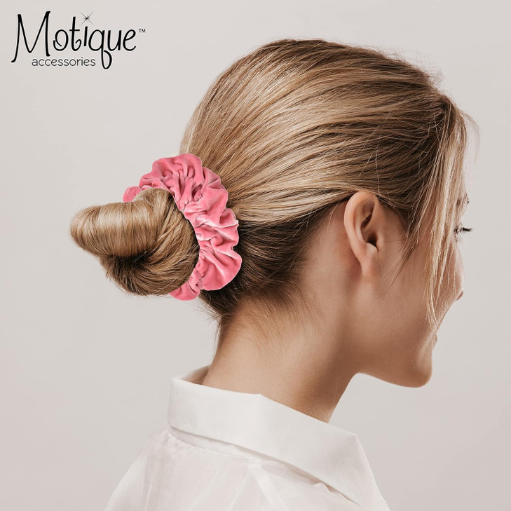 Hot Pink Jumbo Velvet Scrunchy