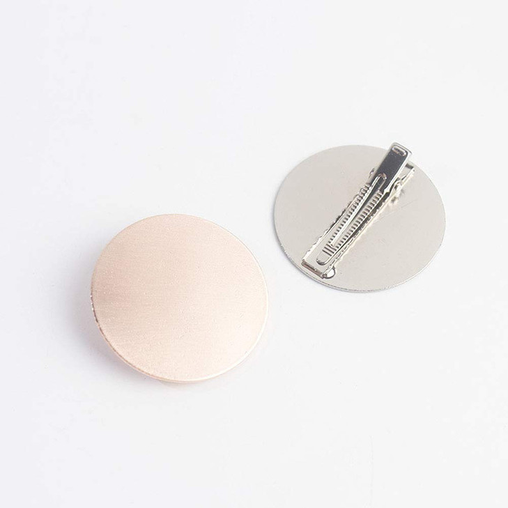 3PCS Metal Duck Bill Sectioning Clips Alligator Hair Clips Polished Vintage Punk Alloy Hair Clip for Women Circular