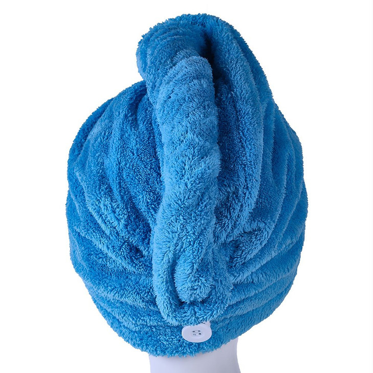 YYXR Microfiber Quick Drying Hair Towel Wrap Super Absorbent Drastically Reduce Hair Drying Time