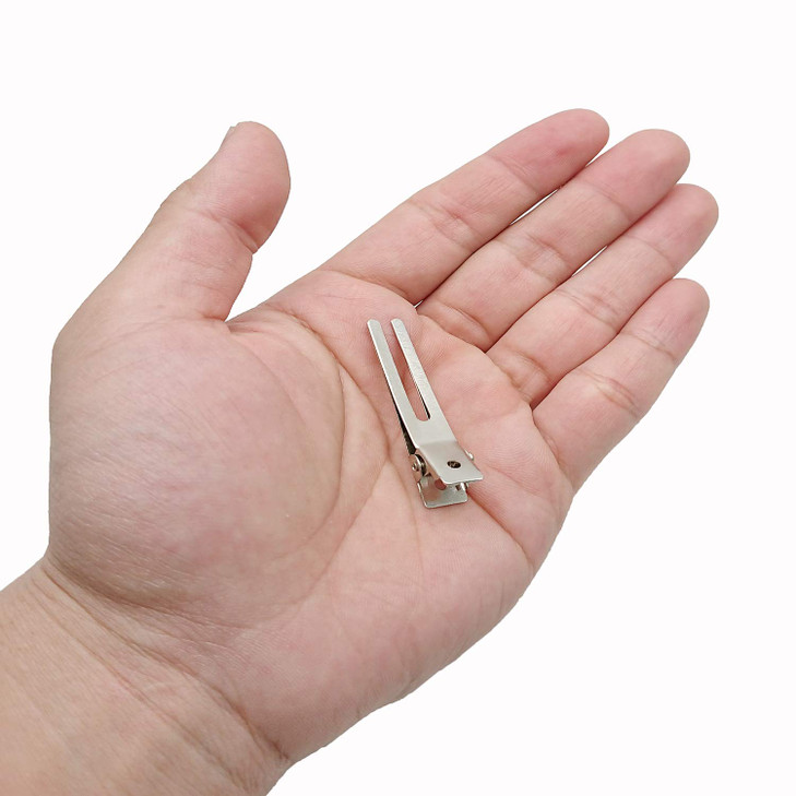 30 Pcs Hairdressing Double Prong Curl Clips 18 Curl Setting Section Hair Clips for Hair Bow Great Pin Curl Clip Styling