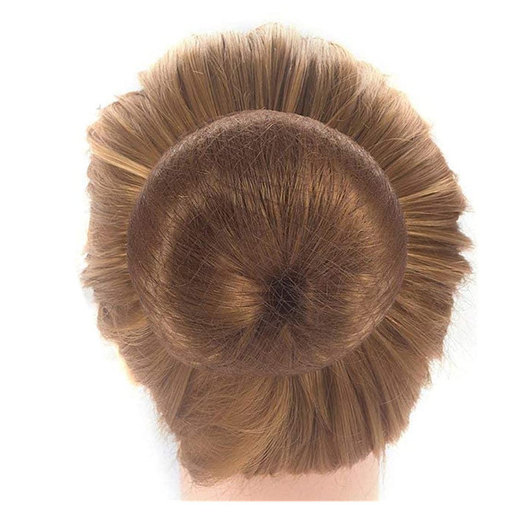 20 Lot Of Hairnets Invisible Elastic Edge Mesh 50cm Reusable Hair Nets light brwon 10pcs