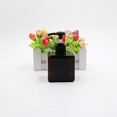 2Pcs 250ml/8.4oz Empty Plastic Pump Bottles Refillable Square Foam Soap Pump Dispenser Travel Toiletries Container for Shampoo Shower Gel Cosmetics L online at globaldelivered