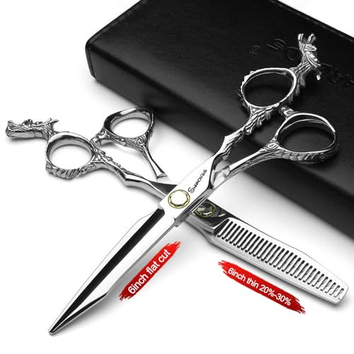 6789 inch Professional Hair Cutting Thinning Scissors Barber Shears Hairdressing Salon Set 6inch 2pc